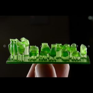 elemento calcinável impresso em 3d